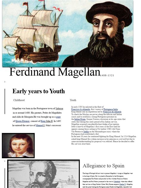 Ferdinand Magellan Pdf Age Of Discovery Exploration