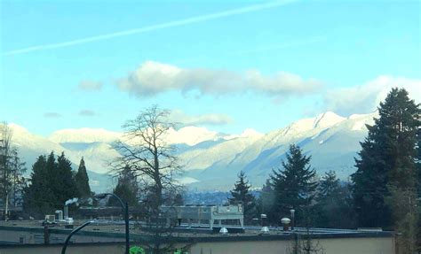 Vancouvers Mountains Look Absolutely Stunning Today Photos