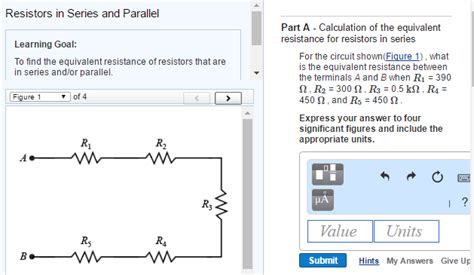 Total resistance in a series parallel circuit total resistance in a parallel circuit total resistance in a complex circuit total resistance in. Solved: Learning Goal: To Find The Equivalent Resistance O ...