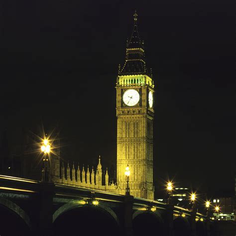 Westminster Bridge And Big Ben At Night London Photograph By Hisham