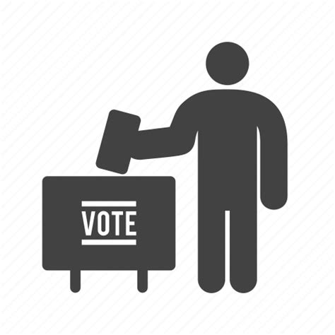 Ballot Booth Box Election Peoples Vote Voting Icon Download On