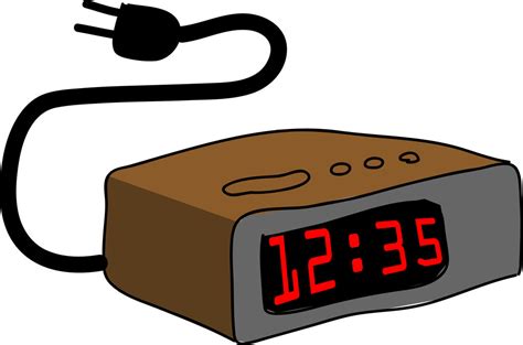 digital alarm clock clipart clip art library