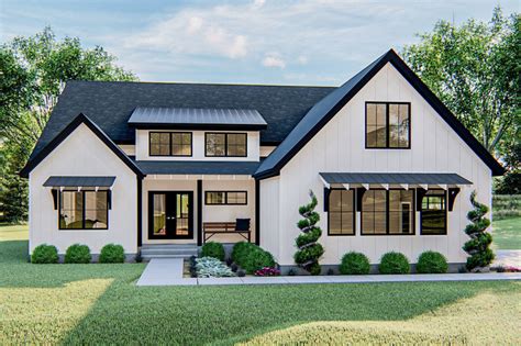 The common denominators of all cottage house plans are a modest footprint and an informal feel. Plan 62846DJ: One-Story 3-Bed Modern Farmhouse Plan with ...