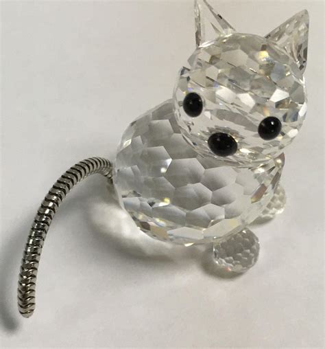Sold Price Swarovski Crystal Cat Figurine April 4 0120 1000 Am Edt