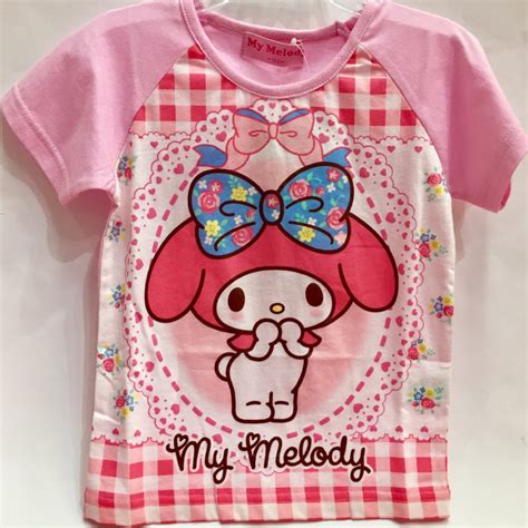 My Melody T Shirt Pink Ribbon 100 The Kitty Shop