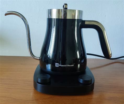 Maestri House Electric Gooseneck Kettle Review Bon Vivant Caffè