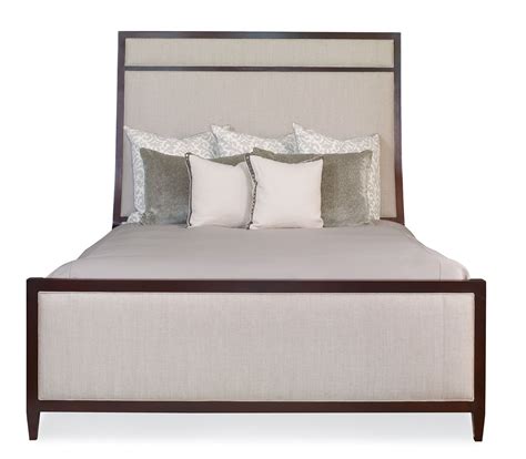 Wickslow Upholstered Bed Wwood Trim Upholstered Beds Wood Trim Bed