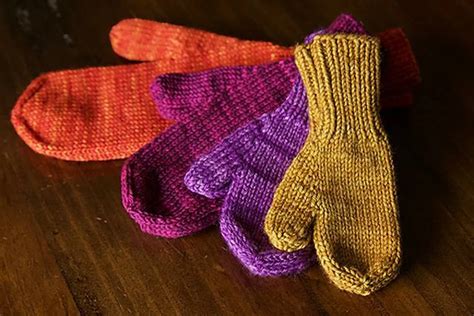 The Worlds Simplest Mittens Knitting Pattern By Tin Can Knits Knitted