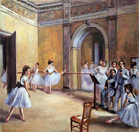 Degas Dance Studio At The Opera Famous Painting Reproduction