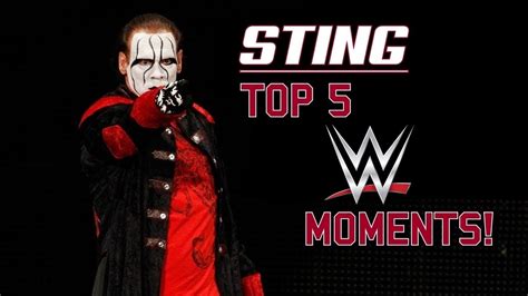 Sting Top 5 Moments In Wwe Youtube