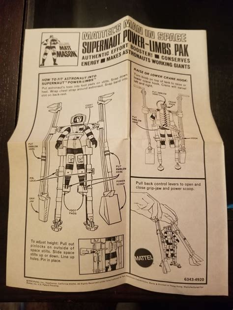 1968 Matt Mason Supernaut Power Limbs On Mercari Toy Collection