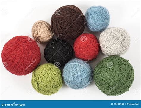 Wool Balls Stock Photo Image Of Fluffy Green Natural 49635180