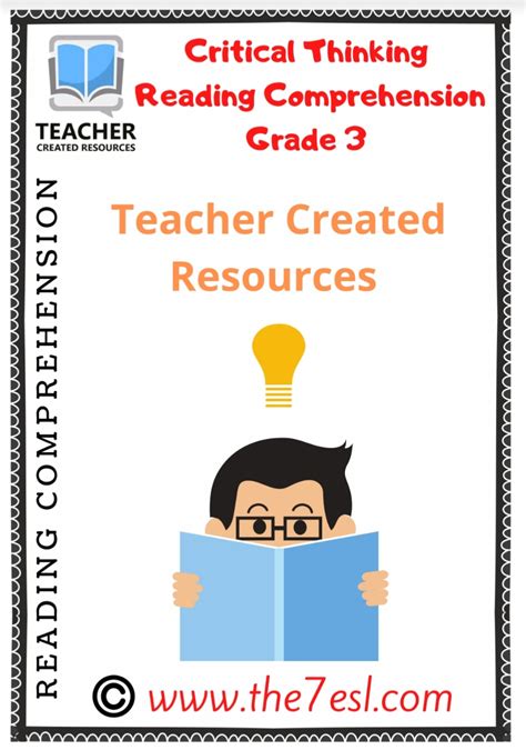 Critical Thinking Reading Comprehension Grade 3 English Created Resources