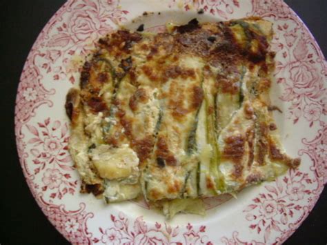 Gratin de courgettes au parmesan