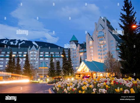 Fairmont Chateau Whistler Hotel In Whistler Canada Stock Photo Alamy