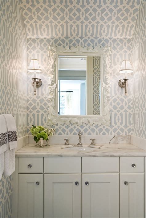35 Wallpaper For Powder Rooms