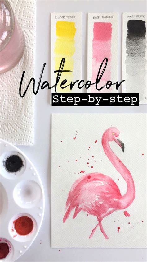 Watercolor Step By Step Tutorials Video Watercolor Beginner