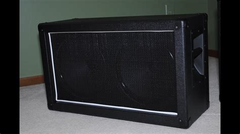 Building your own amp is a great idea. 2X12 Speaker Cabinet DIY Project - YouTube