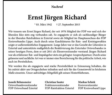 FDP Ortsverband Extertal Presse