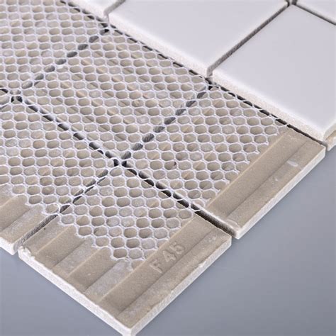 Wholesale Porcelain Floor Tile Mosaic White Square Brick Tiles Kitchen Backsplash Ideas Bathroom