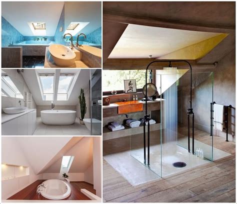 Bathroom design is a private room for personal hygiene activities. 34 Amazing and Cozy Attic Bathroom Designs