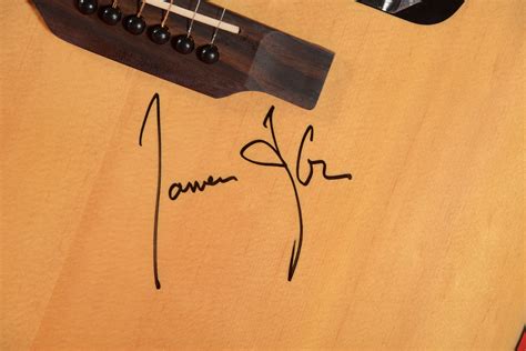 Lot Detail James Taylor Signed Acoustic Guitar