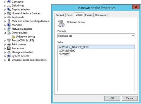 Windows 10 is latest release by microsoft. ACPI\INT0E0C-related, Yellow, Unknown Device in Device ...