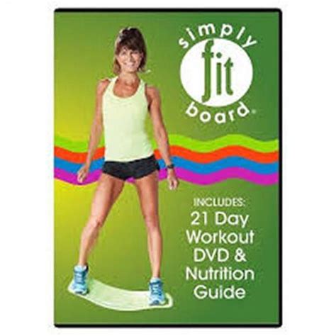 Fitness Dvds 109130 New Sealed Simply Fit Board 21 Day Workout Dvd And