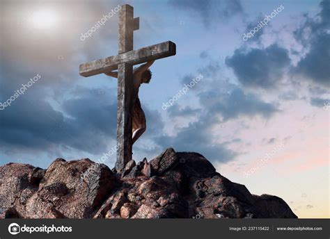 Illustration Jesus Christ Cross Render — Stock Photo © Denissmile