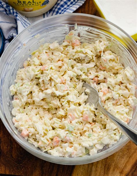 The Best Creamy Coleslaw Recipe A Southern Soul