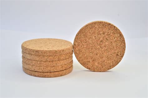 Round Blank Cork Coasters Cork Coasters For Crafts Etsy Uk