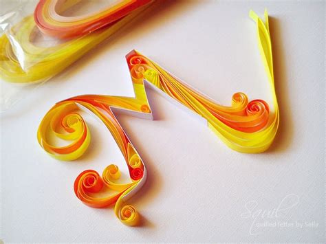 Choose a letter m worksheet. complexity: Quilled Letter M and Gradation Swirl Tutorial