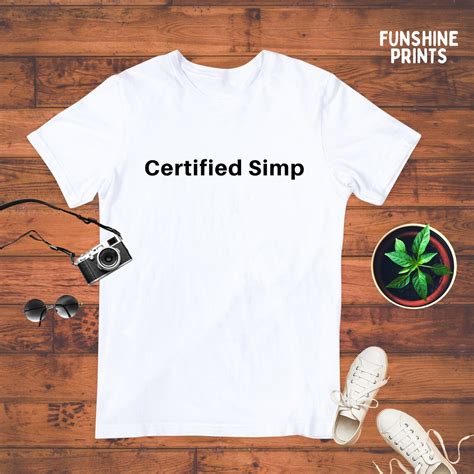 Certified Simp Unisex T Shirt 100 Cotton Etsy