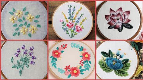 Top And Most Beautiful Hand Embroidery Designs And Patterns Youtube