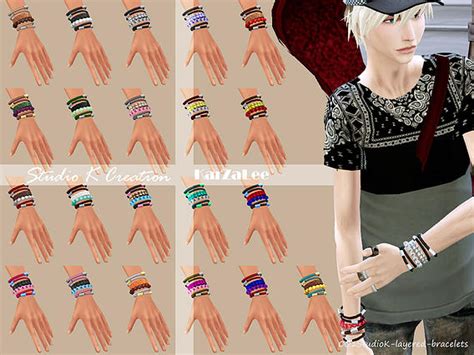 Layered Bracelets At Studio K Creation Sims 4 Updates