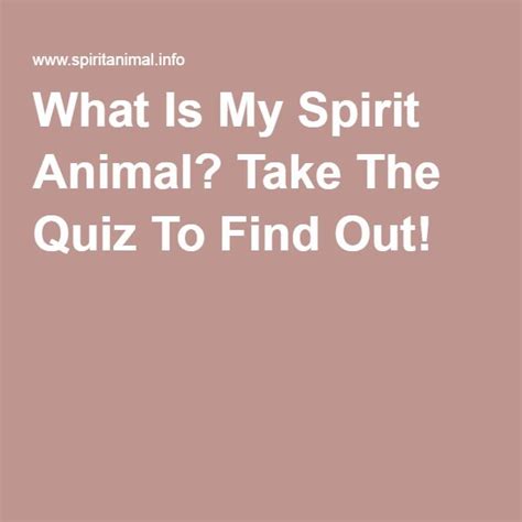 So if they play a 'couple totem quiz,' they will understand this. if their spirit anima. Pin on Learn Something