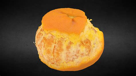 Half Peeled Orange Download Free 3d Model By Photo Grammaton 9df85c8