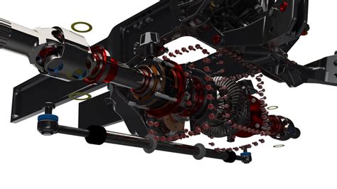 Unrealtractorfront Axledesign By Pax 3d Cad Model Library Grabcad