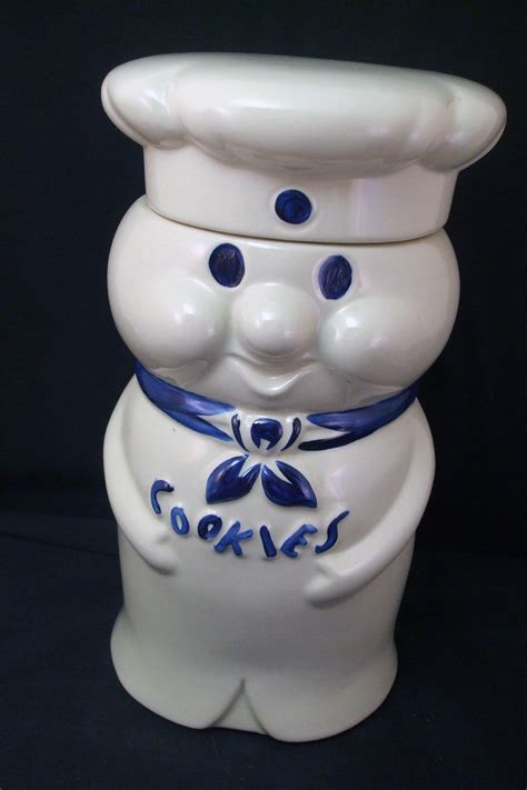 Oct 11, 2018 · starting with 1 short side, roll up each rectangle; 1970's Pillsbury Doughboy Cookie Jar