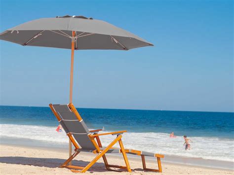 Frankford Umbrellas Wooden Beach Chair Lounge Set Beachchairset3