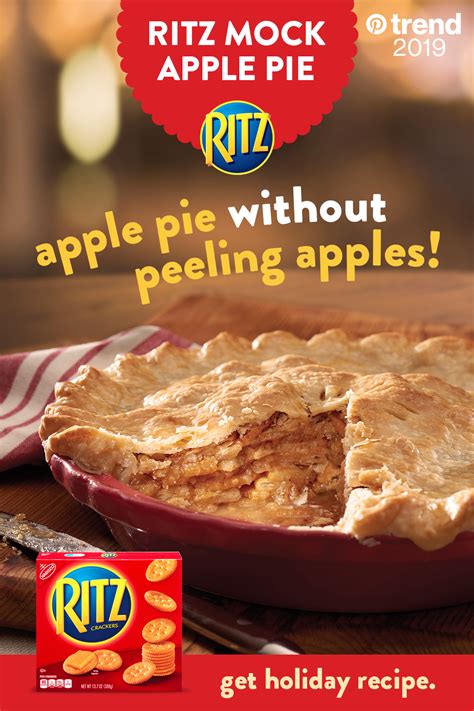 Ritz Mock Apple Pie Ritz Cracker Recipes Cracker Recipes Banana Recipes