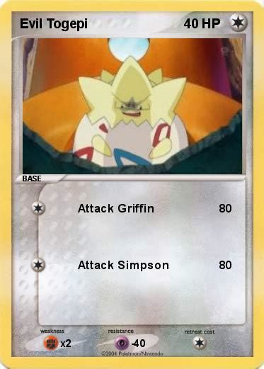 Pokémon Evil Togepi 1 1 Attack Griffin My Pokemon Card