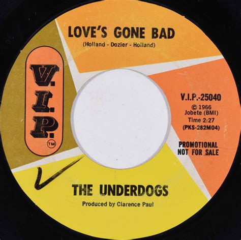 The Underdogs Loves Gone Bad 1966 Monarch Pressing Vinyl Discogs