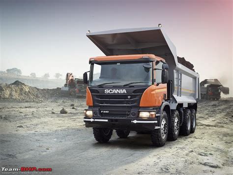Scania Launches P440 8x4 Tipper For Indian Mining Sector Team Bhp