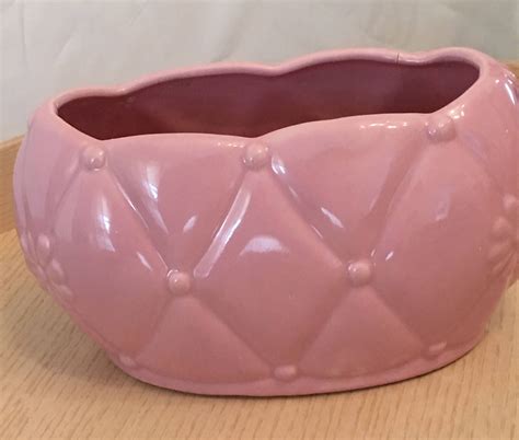 Pink Usa 203 Pottery Planter Pink Mccoy Planter Decorative Etsy