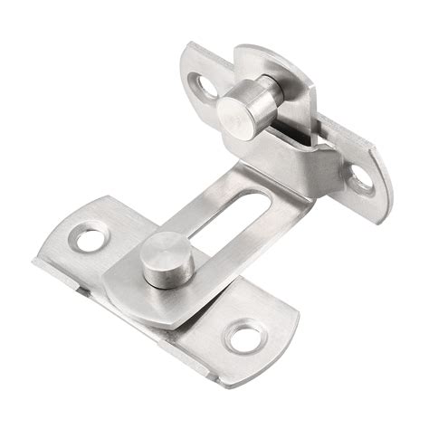 The tear drop side affixes to the door jamb and the rectangular luckily, the system can be flipped in any emergency just by sticking a pen or credit card behind the. Flip Door Latch 201 Stainless Steel 50x43x32mm 90 Degree ...