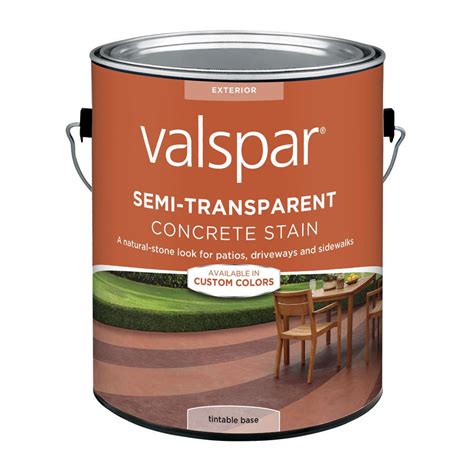 Shop Valspar Semi Transparent Concrete Stain Tintable Base Actual Net