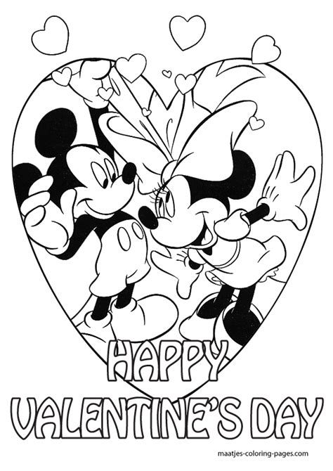 We have collected 36+ cute valentines day coloring page images of various designs for you to color. Mickey Mouse Valentines Day coloring pages for kids