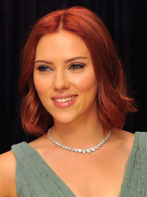 Scarlett Johansson Orange Hair