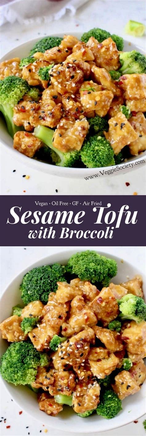 109 calories of tofu, extra firm, (0.25 block). Sesame Tofu | Recipe | Broccoli recipes, Sesame tofu, Vegetable recipes